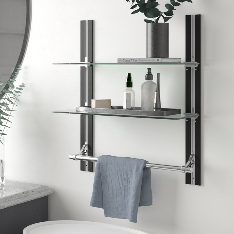 Denver 10" x 24" Floating Shelf, Espresso
